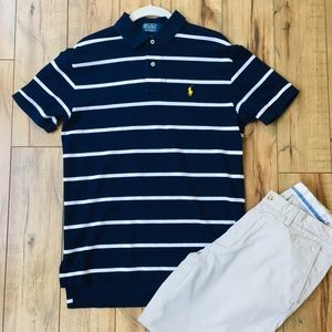 Men's Striped Ralph Lauren Polo Shirt